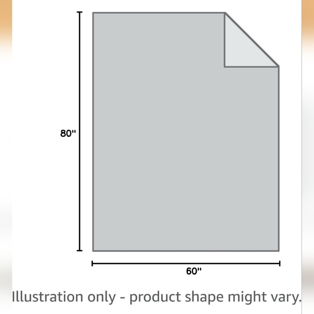 Snuggle Sac Heather Black  Blanket Twin Size, Reversible Super Soft 60X80 Inches - Picture 2 of 9